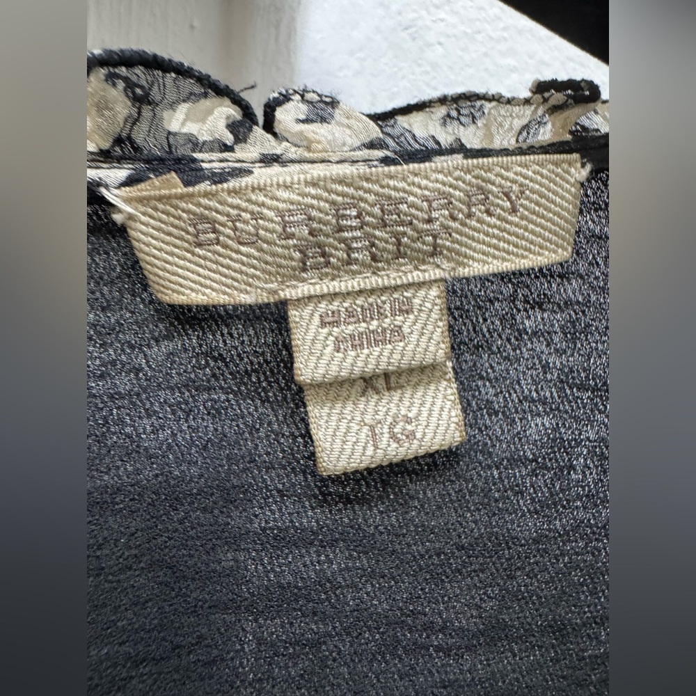 Burberry Brit Floral Silk Blouse XL - Picture 5 of 8
